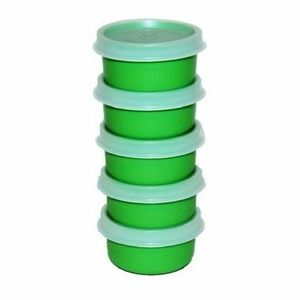 *New* Tupperware Smidget Set of 5 Green